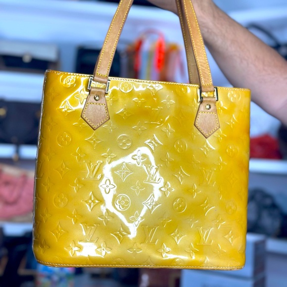 Louis Vuitton Handbags - LV Yellow Vernis Zip Top Tote